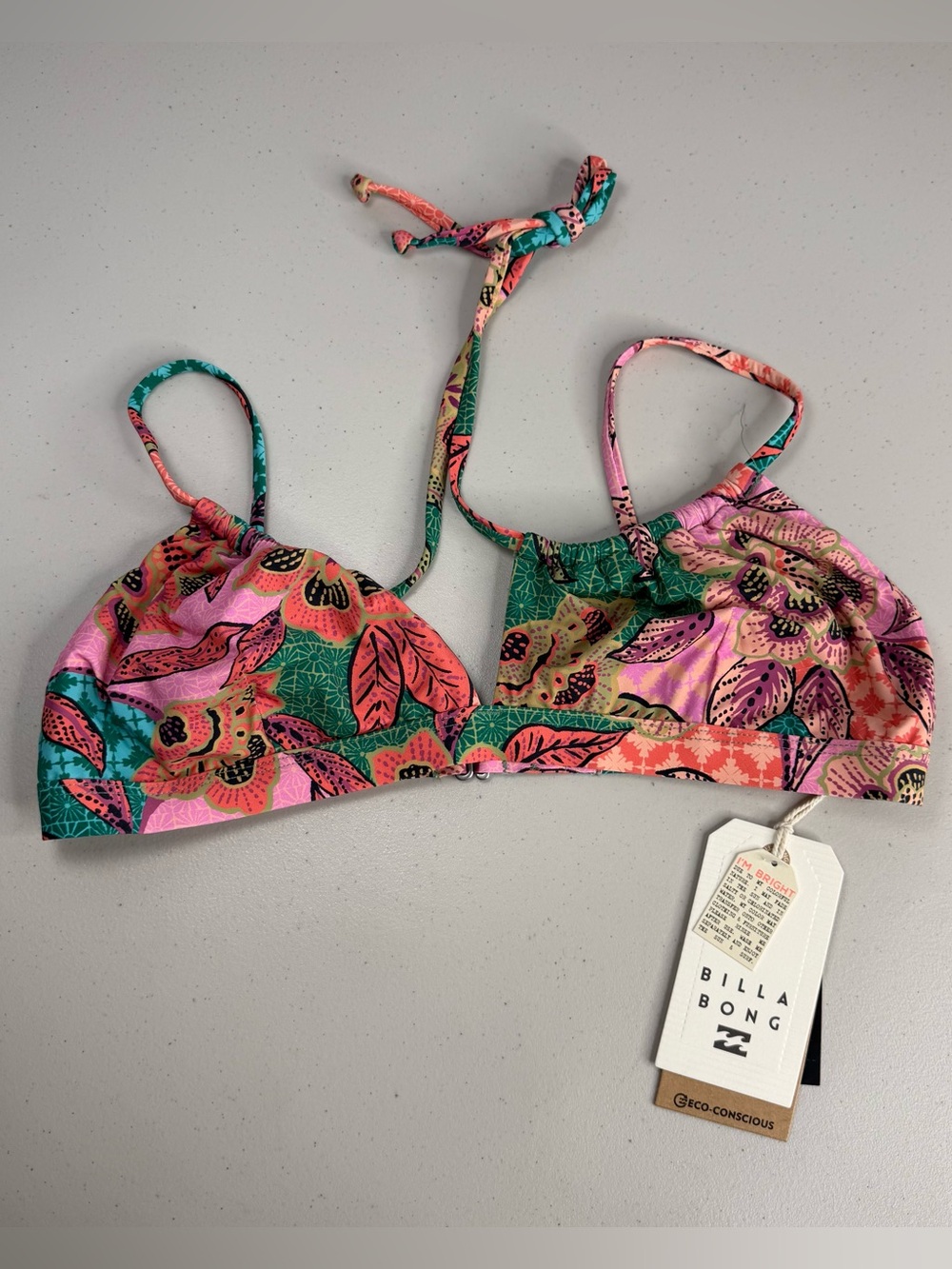 Billabong Bikini Top Small Visions Of Paradise Coco multicolor New